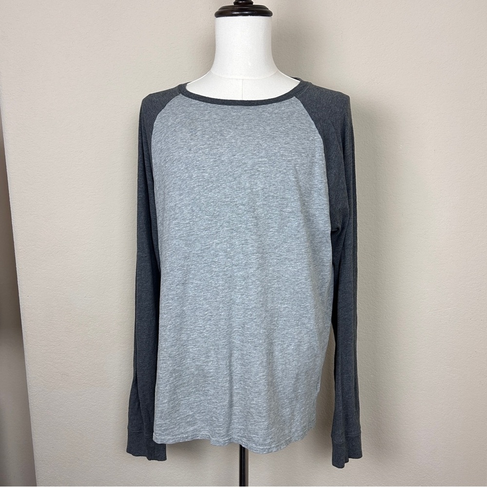 Outerknown Men’s long sleeve jersey shirt | XL/TG | Grey